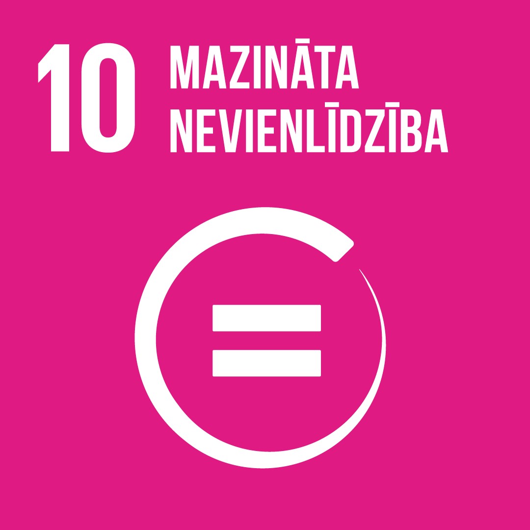 ANO 10. IAM "Samazināt nevienlīdzību starp valstīm un valstu iekšienē" ikona
